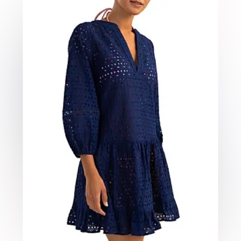 Shoshanna Cotton Eyelet Swim Cover-Up